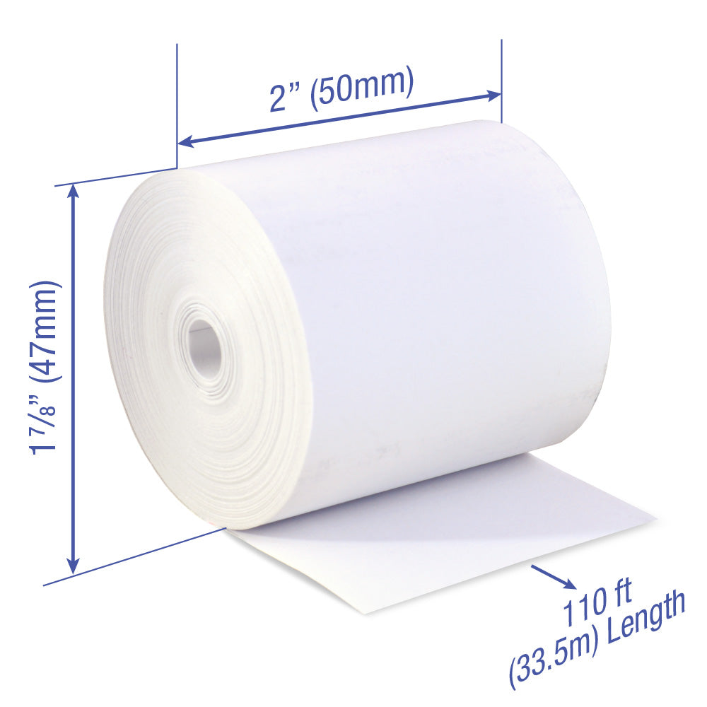 2 inch / 50mm wide rolls