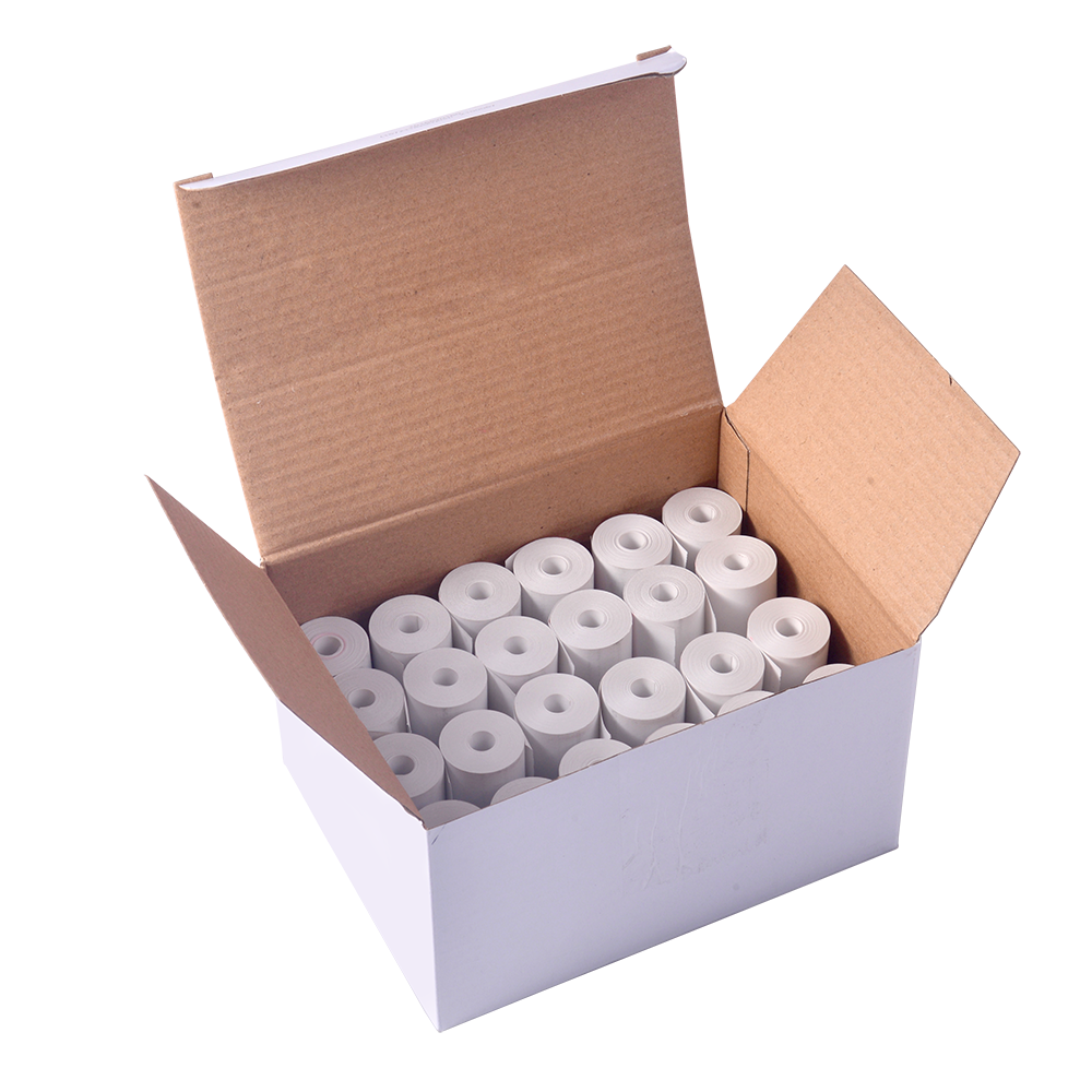 2 1/4 x 30 ft x 25mm x 24 rolls BPA Free Thermal Paper - 36 boxes