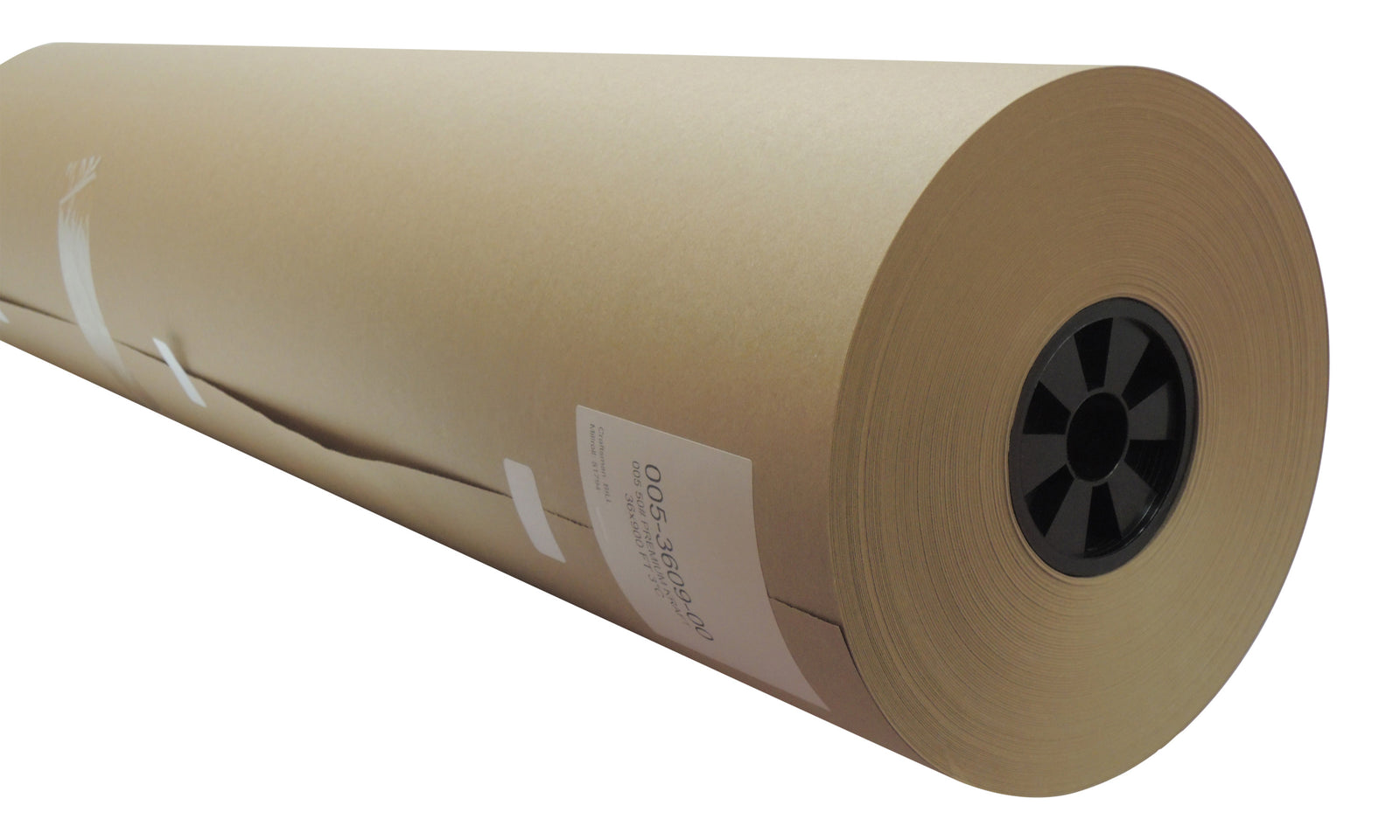 40# Kraft Paper Roll 12" x 1125 ft CORELESS - 4 rolls